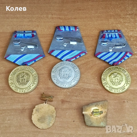 Лот медали и значки на строителни войски, снимка 2 - Колекции - 54280210