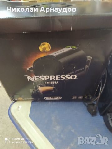Кафемашина с капсули Delonghi Nespresso Inissia EN80.B, снимка 2 - Кафемашини - 46441418