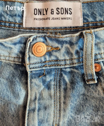 Дънкови къси панталони ONLY & SONS