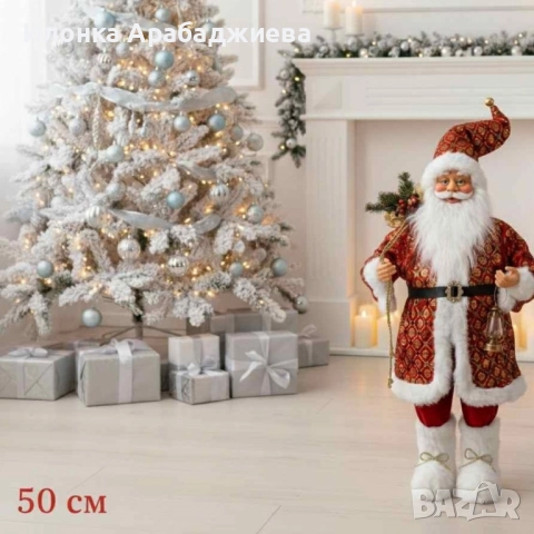 Внеси коледно вълшебство у дома – фигура на Дядо Коледа, снимка 3 - Декорация за дома - 52350985