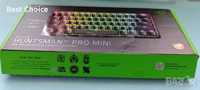 Геймърска клавиатура Razer Huntsman V3 Pro Mini