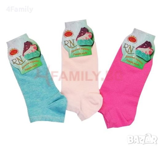 Едночветни чорапи терлик, комплект 3 броя, снимка 3 - Дамски чорапи - 45177223