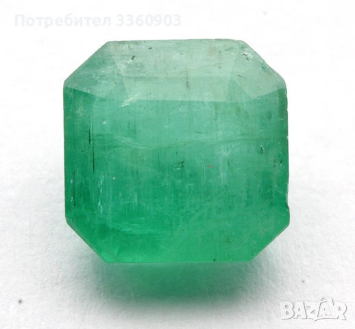 Сертифициран естествен-Зелен изумруд (смарагд) - 1.29 карата , снимка 5 - Други - 54212108