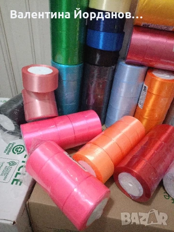 сатенени ленти , снимка 4 - Други - 51117145