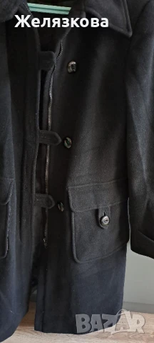 Черно палто кашмир , снимка 10 - Палта, манта - 50630148