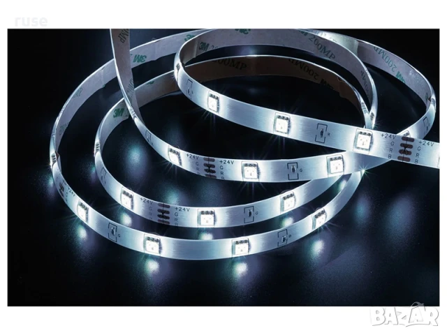 НОВИ! LED лента 5 метра 150 LED 24W 16 цвята, снимка 5 - Лед осветление - 50594318