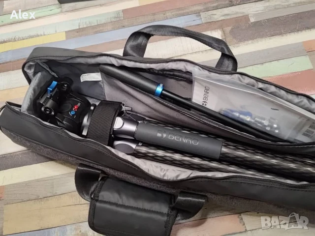 Карбонов статив BENRO TTOR24CLV с флуидна глава S4PRO, снимка 4 - Чанти, стативи, аксесоари - 50968567
