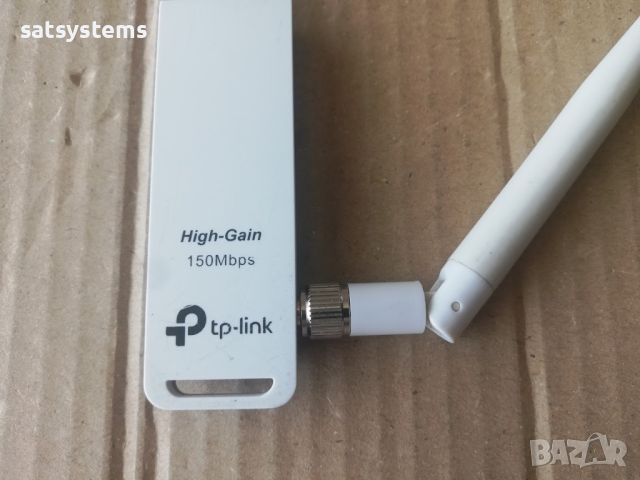 TP-LINK TL-WN722NV2 150Mbps High-Gain Wireless USB2.0 Adapter V2.0, снимка 1 - Мрежови адаптери - 45505291