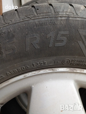 Гуми + джанти Опел 195/65/15, снимка 8 - Гуми и джанти - 54077639