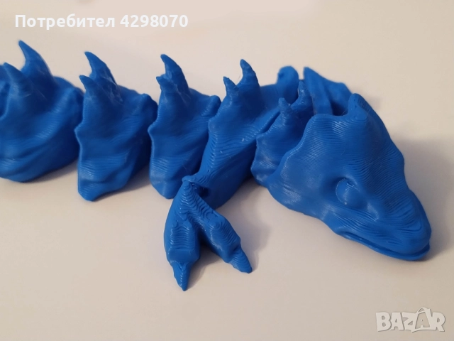 Движещ се гущер, 3Д Принтиран 3D Print, 1 бр. - Flexy Fidget Lizard, снимка 2 - Нумизматика и бонистика - 52571618