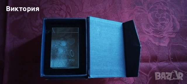 Елегантен кристален сувенир „I LOVE YOU“, снимка 3 - Други ценни предмети - 52877922