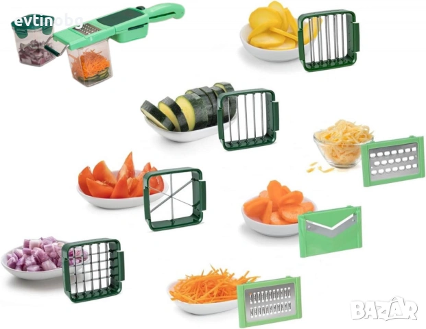 Професионално кухненско ренде 6в1, снимка 2 - Аксесоари за кухня - 53807092