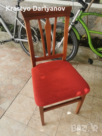 Трапезни Столове от Истинско Черешово Дърво Поръчково, снимка 4 - Столове - 51499610