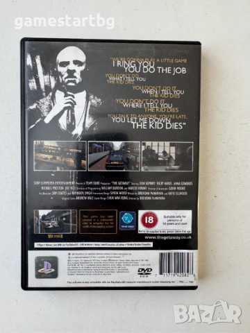 The Getaway за PS2, снимка 2 - Игри за PlayStation - 53755349