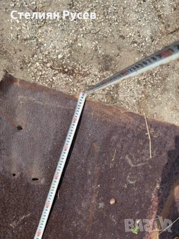 лист ламарина 219 / 378см за под на камионче -цена 300 лв или 153,39 евро - масивен лист , около 3мм, снимка 5 - Други - 51974912