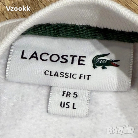 Мъжка блуза Lacoste Classic Fit | L размер, снимка 4 - Блузи - 53323788
