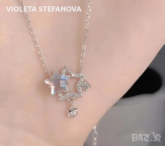 Дамски позлатени бижута от медицинска неръждаема стомана , снимка 17 - Колиета, медальони, синджири - 52805116