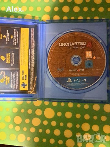 Uncharted- A thief's end PS4 игра, снимка 1 - Игри за PlayStation - 46078909