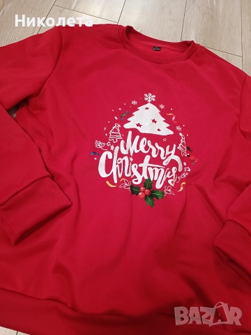 Коледни блузи за семейство, снимка 3 - Блузи с дълъг ръкав и пуловери - 52691374