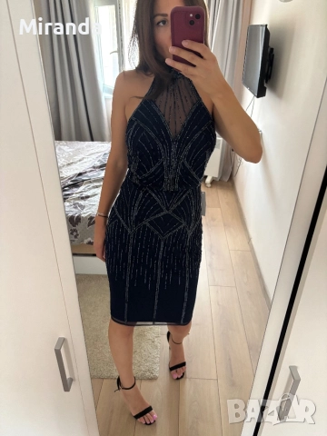 Рокля Lipsy London с пайети S, снимка 2 - Рокли - 51544468