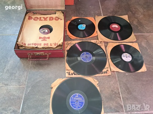 колекция стари грамофонни плочи шеллак на 78 оборота   25/1, снимка 1