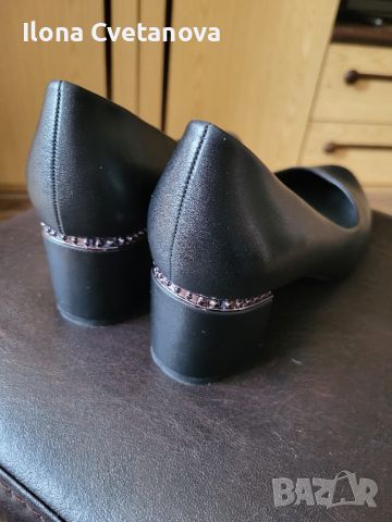Дамски кожени обувки, снимка 6 - Дамски обувки на ток - 45353093