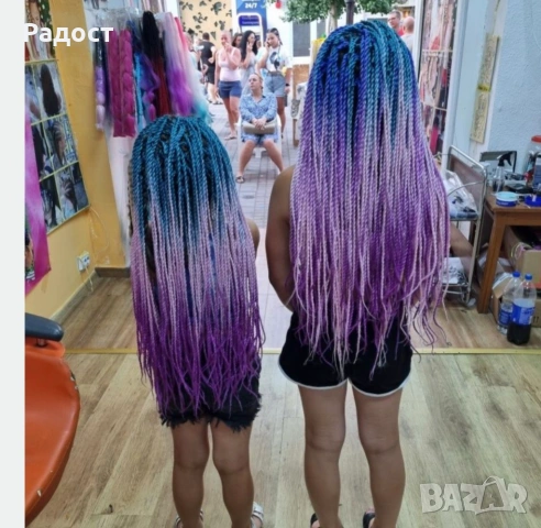 Плитки,канекалон,туистъри,къдрици,опашки,перуки,коса, снимка 4 - Аксесоари за коса - 53907387