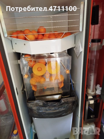 Zumex Вендинг за фреш от портокал , снимка 4 - Вендинг машини - 53126467