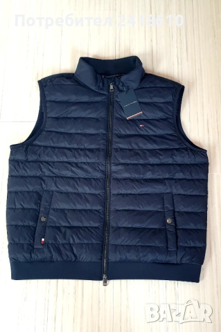 Tommy Hilfiger Vest  Water Repellent Down Mens Size 2XL НОВО! ОРИГИНАЛЕН МЪЖКИ Елек!