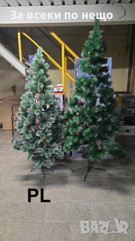Коледни елхи с бели връхчета – различни размери Код P1465, снимка 8 - Декорация за дома - 52327256