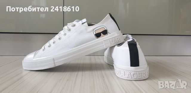 Karl Lagerfeld Mens Size 44/28см UK 10 US 11 НОВО! ОРИГИНАЛ! Мъжки Кецове!, снимка 3 - Кецове - 45655524