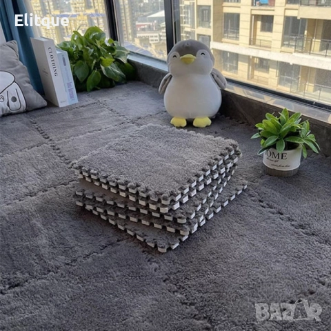 Мек килим пъзел от 10 части 1кв .м, снимка 2 - Други - 52744883