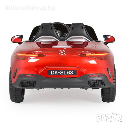 Акумулаторна кола Mercedes-Benz DK- SL63 червен, снимка 4 - Детски велосипеди, триколки и коли - 46387790