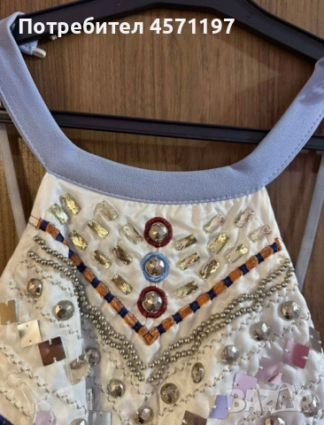 Ефектна синя рокля , снимка 5 - Рокли - 52837129