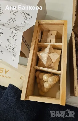 Дървена игра конструктор 