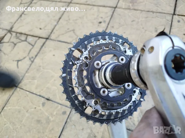 Курбел със средно за велосипед колело Shimano deore xt fc m 771, снимка 3 - Части за велосипеди - 47411419