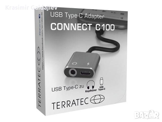 TERRATEC CONNECT C100 / ДОКИНГ СТАНЦИЯ / USB-C, снимка 1 - USB кабели - 45352957