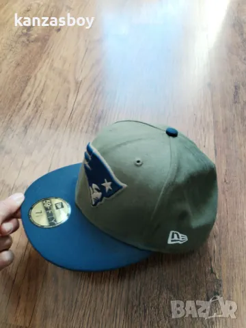 new era new england patriots - страхотна шапка КАТО НОВА 56.8см., снимка 2 - Шапки - 50072664