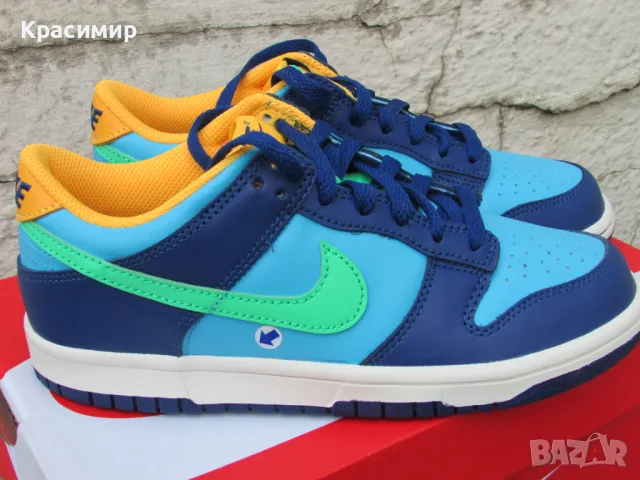 Маратонки Nike Dunk Low Hoops Blue Multi GS, снимка 1 - Детски маратонки - 47863065