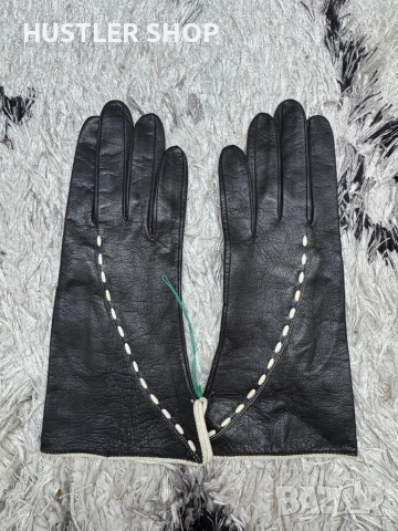 Дамски ръкавици от естествена кожа. Размер 7