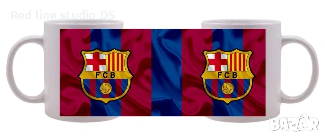 Чаша с емблемата на ФК "Барселона", снимка 2 - Арт сувенири - 53800825