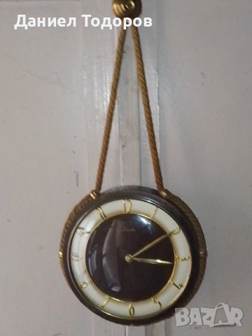 Стар Германски Стенен Механичен Часовник -Маите- Работи Точно , снимка 2 - Антикварни и старинни предмети - 51718561
