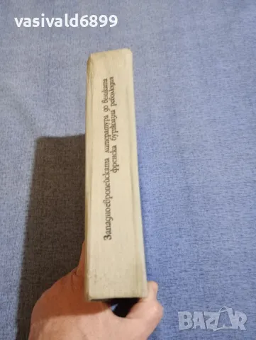 Александър Пешев - Западноевропейската литература до великата френска буржоазна революция , снимка 2 - Специализирана литература - 48483534
