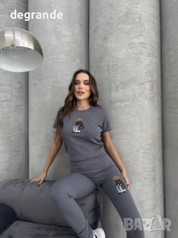 Дамски комплект от две части с Мече, снимка 4 - Комплекти - 51123813