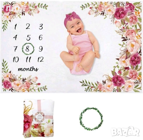 Одеало за месечинки на бебе