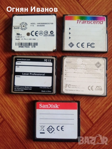 Compact flash card cf card microdrive, снимка 2 - USB Flash памети - 53874137