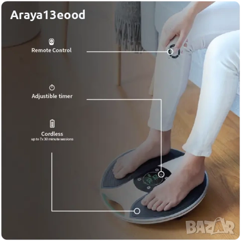 Revitive Medic Уред за облекчаване на болка в коляното и краката, стимулира мускулатурата, снимка 4 - Други - 53914893