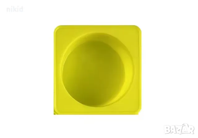 кръг нисък основа цилиндър силиконов молд форма блат сапун кексче гипс шоколад, снимка 4 - Форми - 49250911