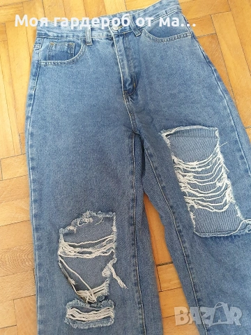 Дьнки стилни накьсани. рС , снимка 2 - Дънки - 53928113