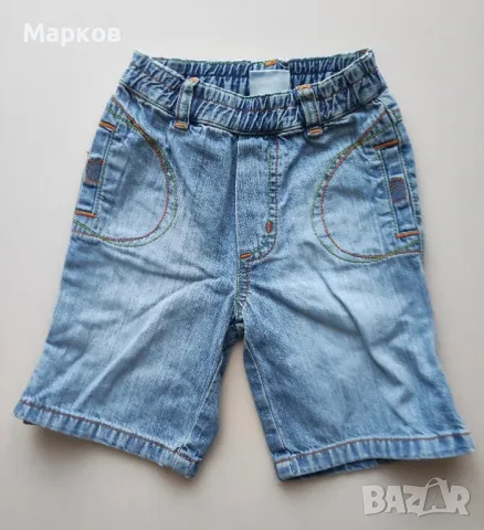 JJ JEANS - 9-12м - 80см - Дънкови Бермуди за Момче, снимка 1 - Бебешки дънки - 49041182